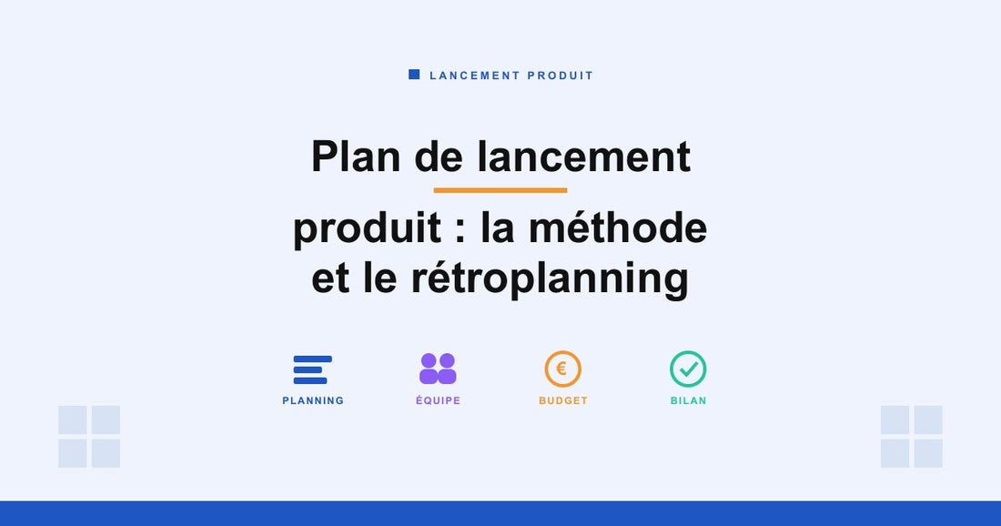Plan de lancement produit : méthode et rétroplanning, modèle Notion Marketing Template