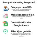 Template Excel budget marketing conçu par CMO mises à jour gratuites