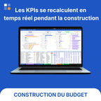 Construction budget marketing Excel axes stratégiques et temps forts